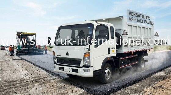 116HP HOWO 4X2 Light Duty Dump Truck RHD Right hand drive