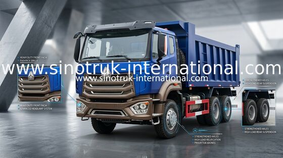 Euro 2 371hp Howo 6x4 Dump Truck For Construction
