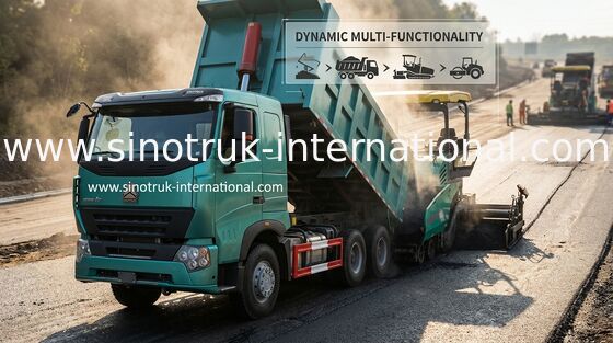 ZZ3257M3847N1 Howo Tipper Truck Sinotruk Engine Fuel Consumption 8×4 Drive Type