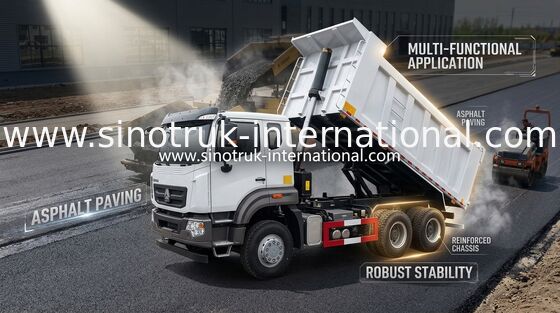Heavy 380hp Tipper Dump Truck ZZ3257V384JB1