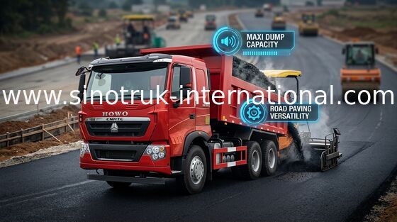 360HP LHD 30 - 40 Tons Sinotruk Howo 6x4 Dump Truck Howo Tipper Truck International