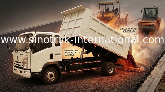 4×2 Rhd 8 Tons Dumper Tipper Truck 116hp For Mining Using