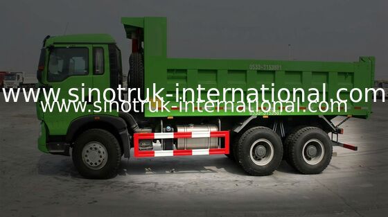 Hydraulic Cylinder HOWO T5G 10 Wheeler Dump Truck With Large Loading Capacity