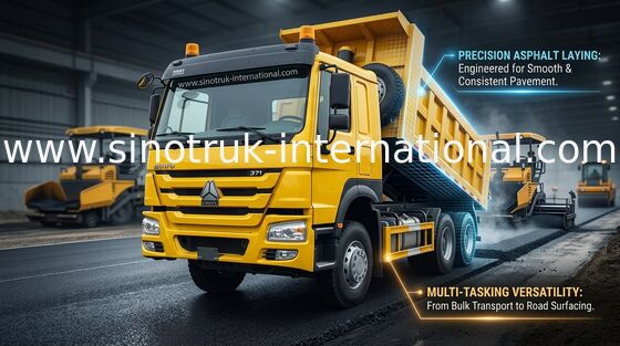 Sinotruk Howo 6x4 Dump Truck  For Construction Mining Using