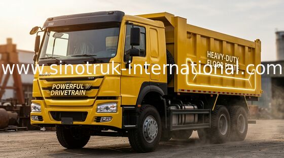 10 Wheels Tipper Dump Truck With 10 Forwards & 2 Reverses Transmission