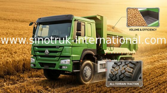SINOTRUK HOWO Heavy Duty Tipper Dump Truck ZZ3257N3647A For Public Works
