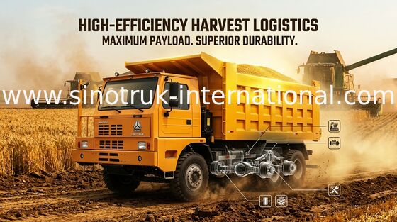 Mining Industry Tipper Dump Truck 6X4 LHD Euro 2 70 Tons BV / IFA Certification