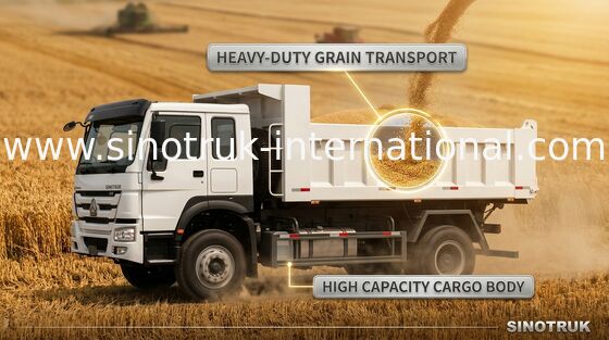 Golden Prince SINOTRUK Tipper Dump Truck 290HP 4X2 LHD 16tons 9-13CBM  ZZ3161M3811C1
