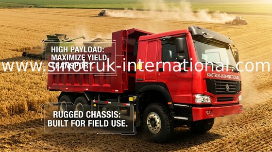 Sinotruk Howo Tipper Dump Truck 6X4 RHD 371HP 25 Ton 10-25CBM  ZZ3257N3647A