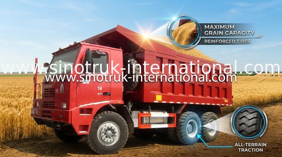 420HP Tipper Dump Truck / 10 Wheeler Dump Truck Capacity 420HP ZZ5707V3840CJ