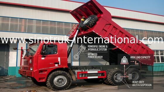 Professional SINOTRUK HOWO Dump Truck with WD615.47 371HP Engine