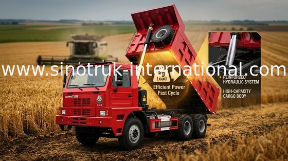 High Efficiency Tipper Dump Truck 6X4  HOWO SINOTRUK ZZ5707S3640AJ