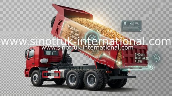371HP 70tons ZZ5707S3840AJ SINOTRUK HOWO Tipper Dump Truck , IFA