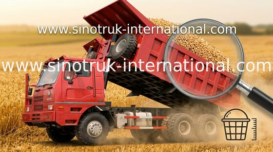 Low Fuel Consumption Heavy Tipper Dump Truck 6×4 , 10 Wheel Dump Truck