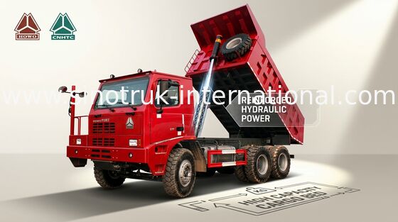 Tipper Dump Truck SINOTRUK HOWO 70 Mining 10wheels 371HP 70tons ZZ5707S3640AJ