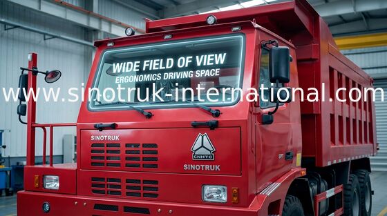 Commercial Dump Truck With Cargo Body Structure / SINOTRUK HOWO Truck