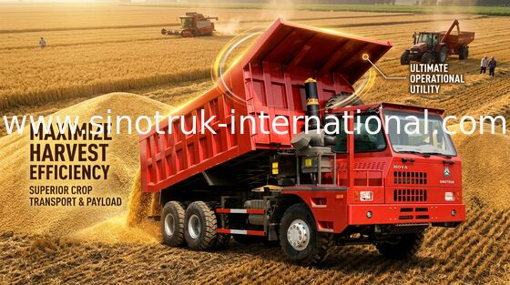 High Loading Capacity Ten Wheel Dump Truck With Strong Enough Engine