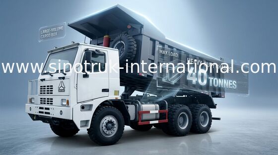 HOWO SINOTRUK Commercial Tipper Dump Truck With High Load Capacity