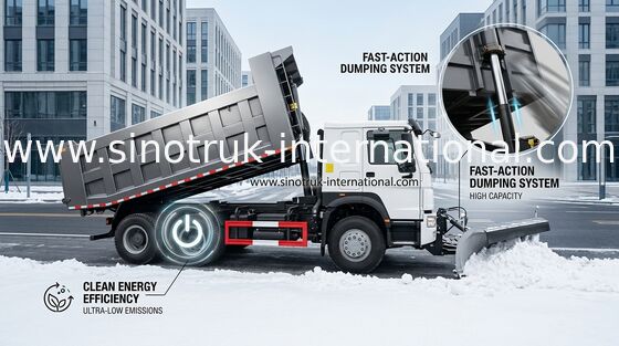 Tipper Dump Truck SINOTRUK HOWO  25tons 371HP 10wheels LHD 10-25CBM ZZ3257N3647A