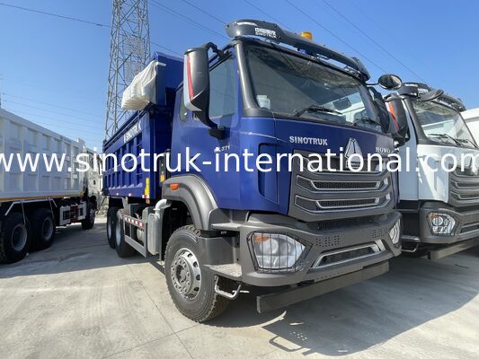 SINOTRUK HOWO NX Cab Tipper Dump Truck LHD 6X4 A Warning Light With A Tarpaulin