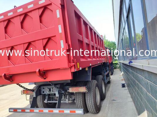 Heavy Duty HOWO 371 Horsepower 6×4 Tipper Truck With Middle Tipping Design, 20 Cubic Meter Cargo Body, Equipped With 12.00R20 Standard Tyres For Bulk Material Transport