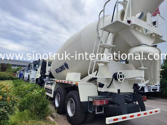 Heavy Duty HOWO 8x4 16m3 Concrete Mixer Lorry 371HP Engine PMP Speed Reducer For Construction