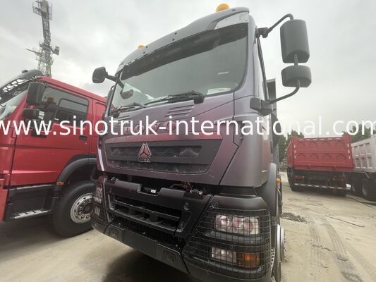 Heavy Duty HOWO TX 8X4 Tipper Truck 400HP Double 16T Rear Axle Double 9.5T Grey