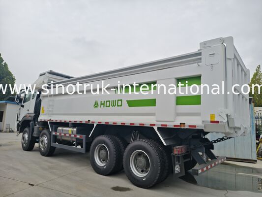 HOWO 8X4 380HP NX Tipper Dump Truck With Tarpaulin Flap RHD