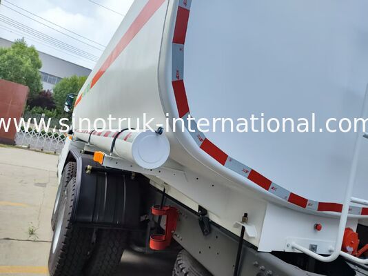 White HOWO TX 6×4 Fuel Transport Truck 336HP | 25CBM Fuel Tank, Stable Transport Performance