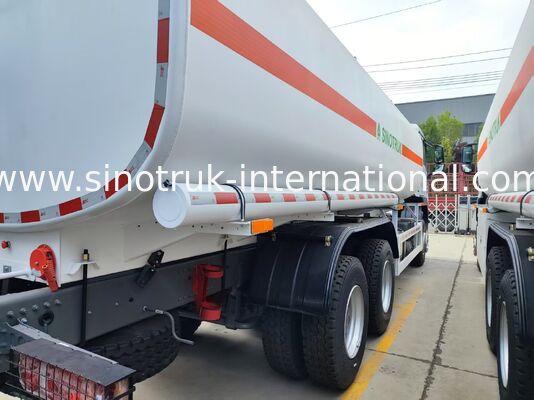 White HOWO TX 6×4 Fuel Transport Truck 336HP | 25CBM Fuel Tank, Stable Transport Performance
