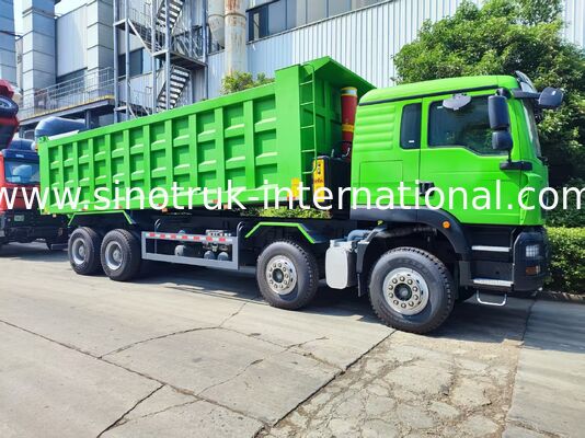 SINOTRUK TX Model 371HP 8X4 Tipper Dump Truck Customer customization Green