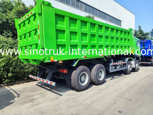SINOTRUK TX Model 371HP 8X4 Tipper Dump Truck Customer customization Green