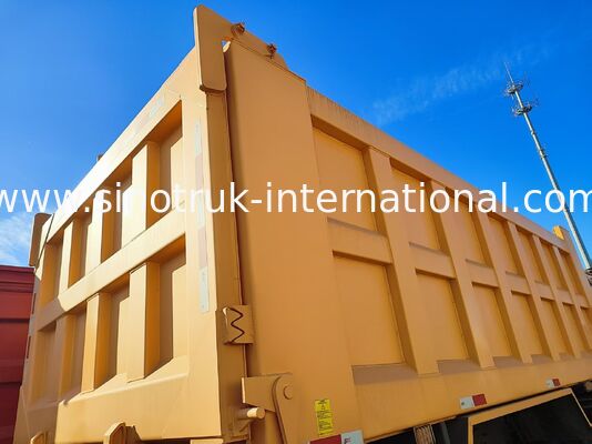 HOWO 6×4 Yellow Tipper Truck, 40T Load Capacity, High Impact-Resistant Material, Built for African Road Conditions