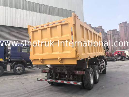 HOWO 6×4 Yellow Tipper Truck, 40T Load Capacity, High Impact-Resistant Material, Built for African Road Conditions