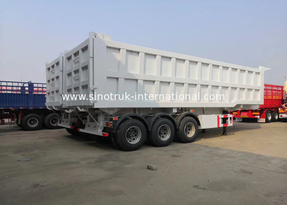 High Speed Tipper Semi Trailer Truck For Mining And Construction 25-45 CBM