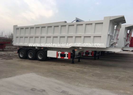 High Speed Tipper Semi Trailer Truck For Mining And Construction 25-45 CBM