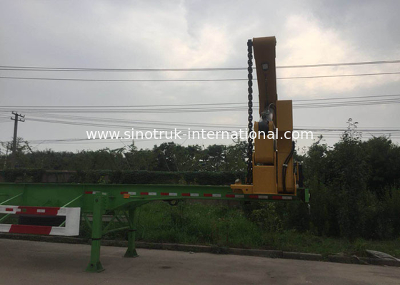 Self Loading Truck Mounted Crane 3 Axle Container For Transportation