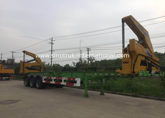 Self Loading Truck Mounted Crane 3 Axle Container For Transportation