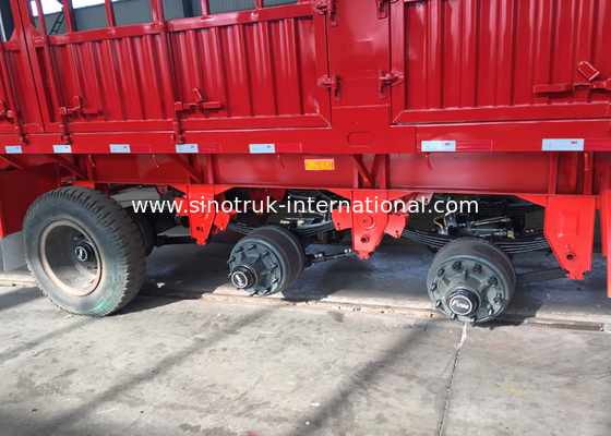 SINOTRUK Flat Bed Semi Trailer Truck For Transport Containers Bulk Cargo