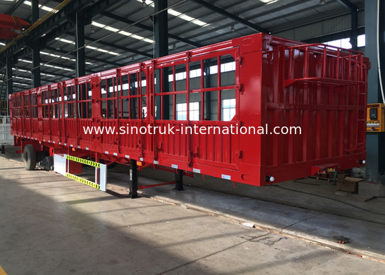 SINOTRUK Flat Bed Semi Trailer Truck For Transport Containers Bulk Cargo