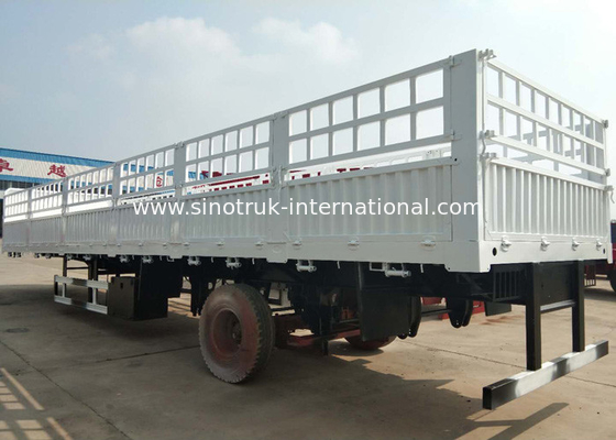 High Speed Dropside Semi Trailer Truck For Logistic Industry 3 Axles