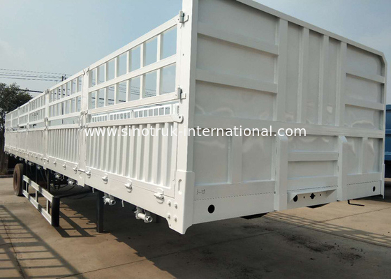 High Speed Dropside Semi Trailer Truck For Logistic Industry 3 Axles