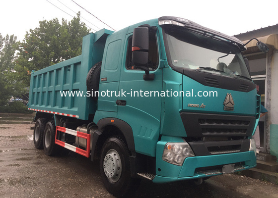 SINOTRUK HOWO A7 Construction Tipper Dump Truck 6 X 4 290HP In Blue Color