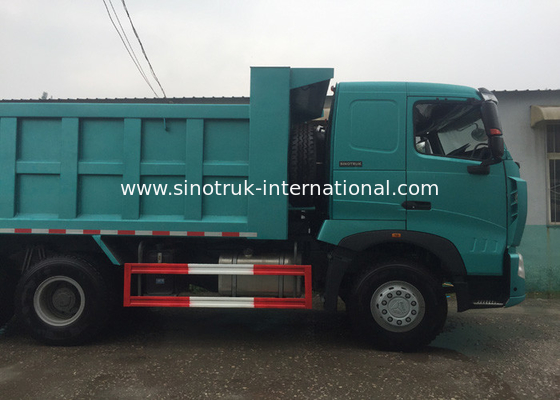 SINOTRUK HOWO A7 Construction Tipper Dump Truck 6 X 4 290HP In Blue Color