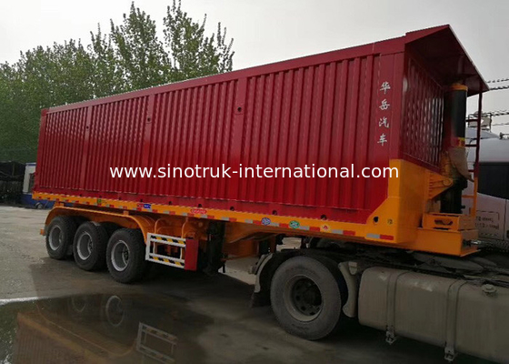 Large Loading Capacity Semi Trailer Truck 60 Tons 25-45CBM With ISO Certification