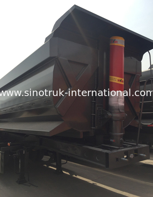 Hydraulic Heavy Equipment Flatbed Semi Trailer Storage Boxes For Mining Industry