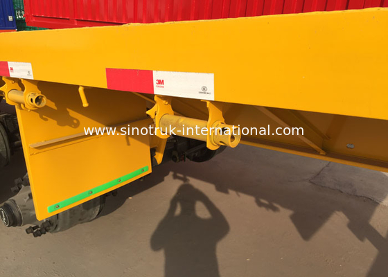 3X13 Tons FUWA Axles Flatbed Cargo Full Trailer