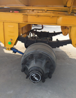 28T Flatbed Full Trailer ABS With Front HOWO Cargo Hook