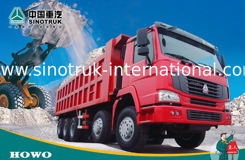 SINOTRUK HOWO Tipper Dump Truck 371HP 8X4 LHD 31tons 20-30CBM  ZZ3317N3567W