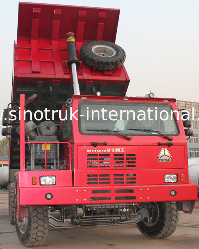 371HP Tipper Dump Truck / Automatic Tri Axle Dump Truck For  Mining